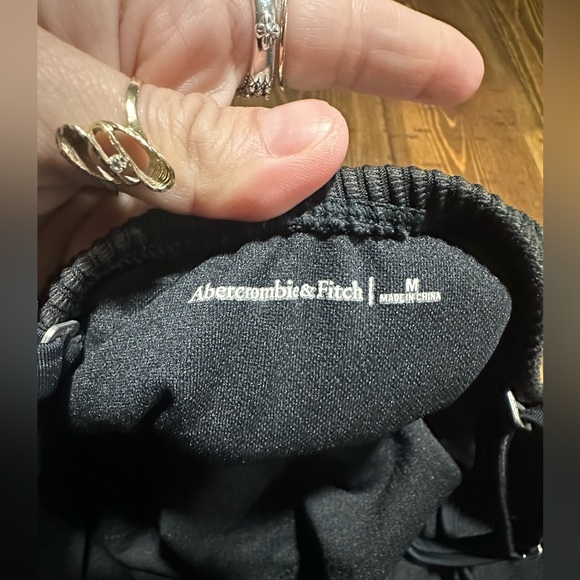 Abercrombie & Fitch Ribbed Belted One Piece Swimsuit with Straps Size Medium EUC - Picture 2 of 4